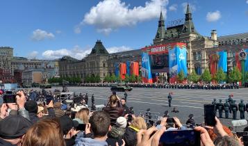 Саратовский волонтер принял участие в организации Парада Победы на Красной площади